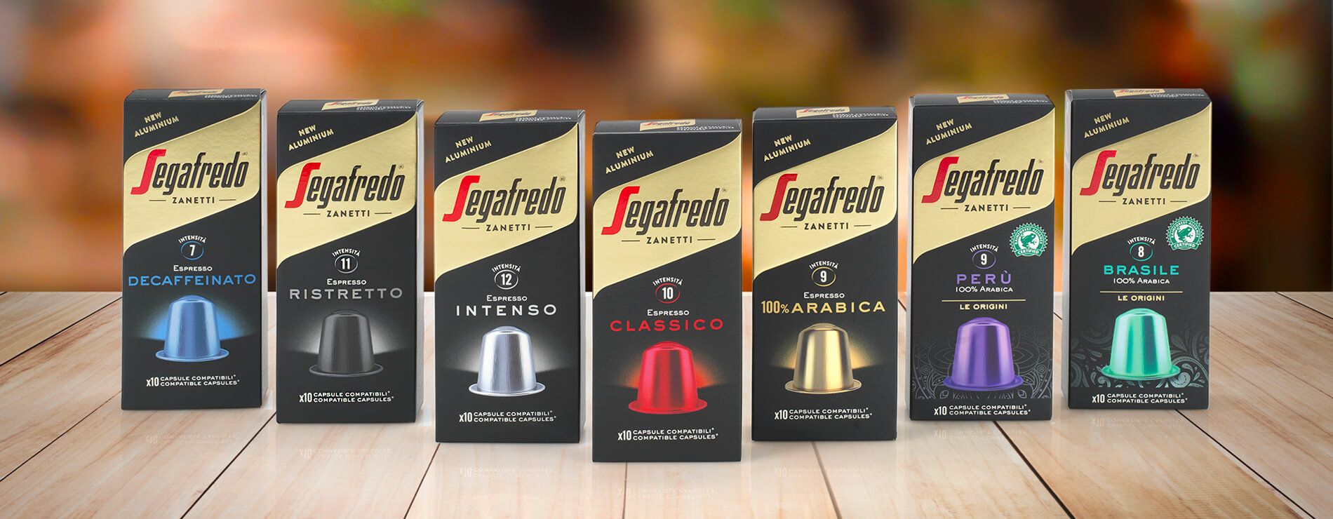 Segafredo capsule Nespresso