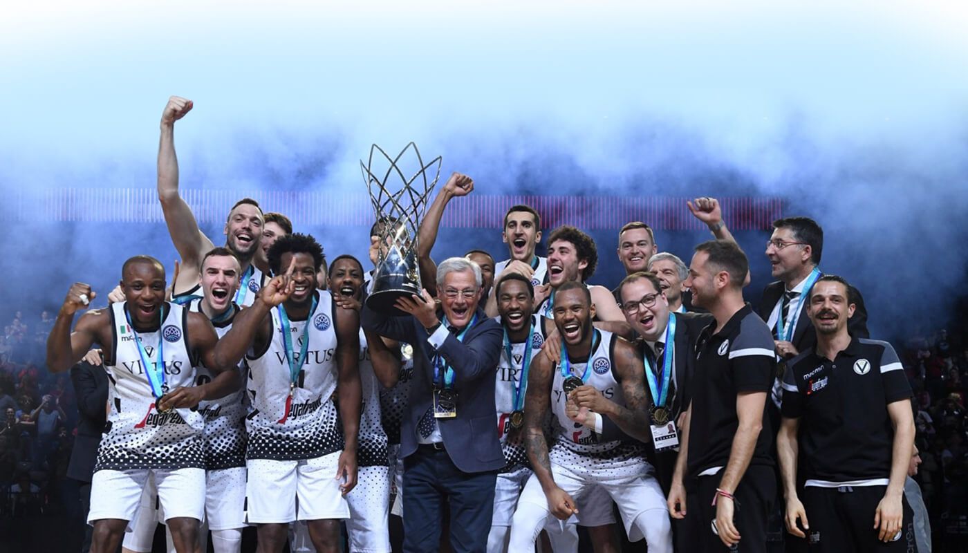 Virtus Segafredo Campione d'Europa